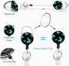Work Office Badge Holder Fashionable Badge Holder Retractable Reel Stylish Id Card Protector for Work School Professionals Badge