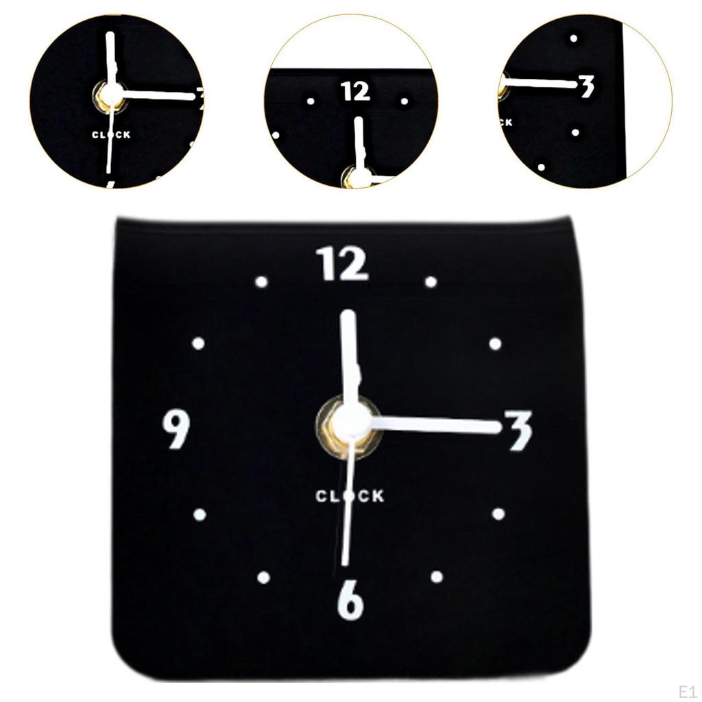 Tischuhr Schreibtischornament Minimalistisch Leise für Nachttischregal Büro Schlafzimmer Wohnheim