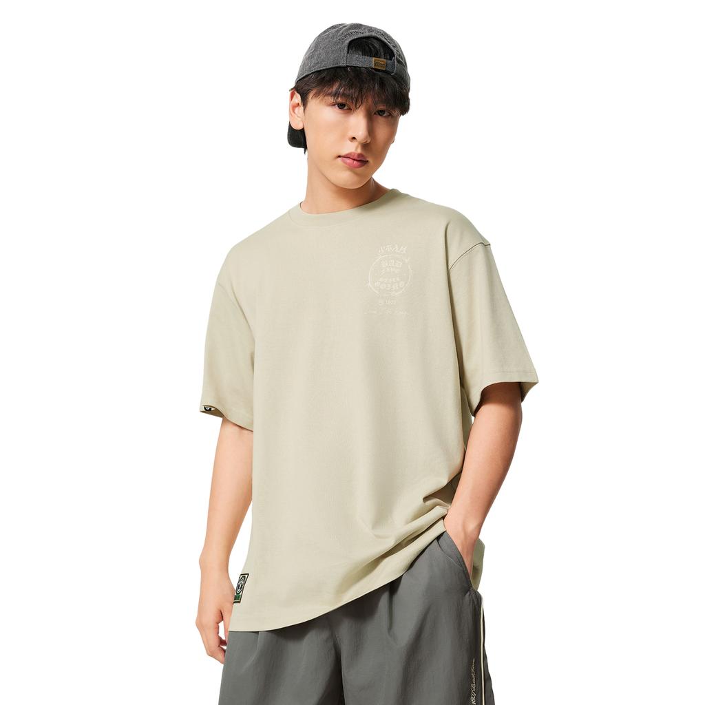 Li Ning X 1807 LIANMINGKUAN Do Not Enter The River T Shirt Men's AHSVE65-1