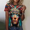 Summer Women's T Shirt indian Harajuku Casual Short Sleeve T-Shirts Fashion Streetwear O Neck Pullover Oversized Female Clothing