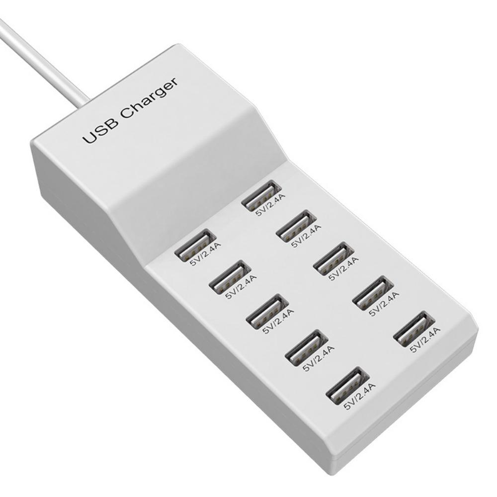 Multi-port USB Charger Fast Charging 50w Charging Head Mobile Phone Watch Charger Suitable for Apple Huawei