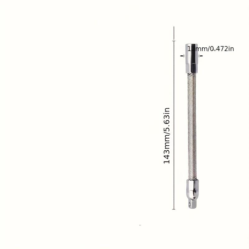 1 Stück Chrom-Vanadium-Stahl Verlängerungsstange mit 1/4" Antriebsende Hohes Drehmoment, biegsam und rostbeständig für Automobilwartung