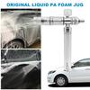 35ml Water Foam Pot with 1/4 Inch Quick Connector Soap Foam Spray Bottle Adjustable Pressure Washer Gun for Cleaning Cars SUVs