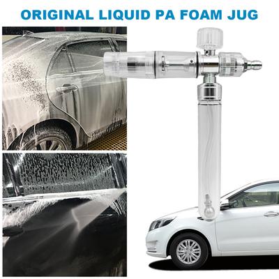 35ml Water Foam Pot with 1/4 Inch Quick Connector Soap Foam Spray Bottle Adjustable Pressure Washer Gun for Cleaning Cars SUVs