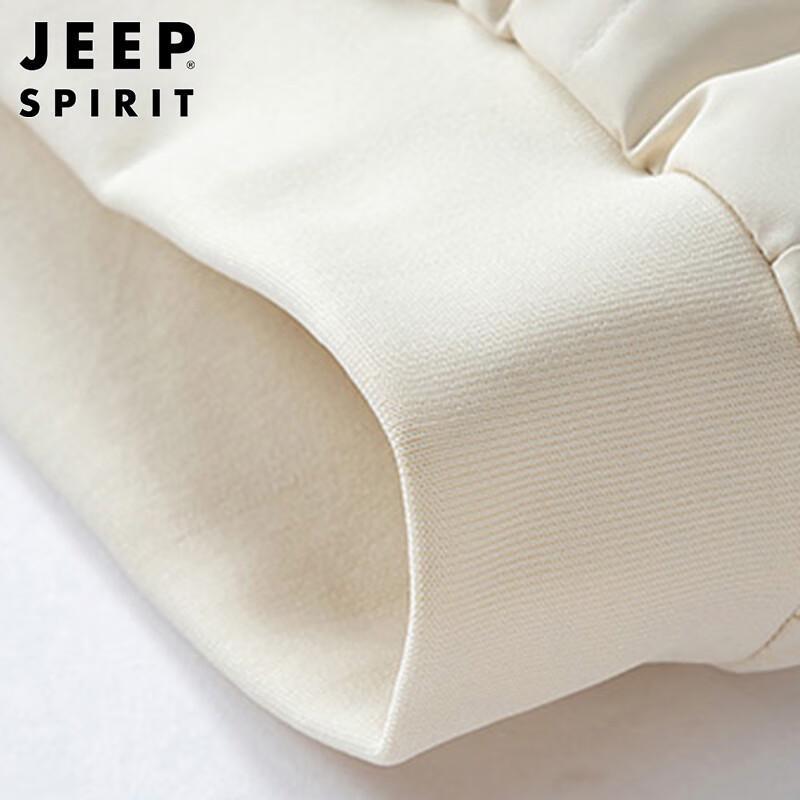 JEEP SPIRIT Men's Hooded Faux Two-Piece Padded Jacket