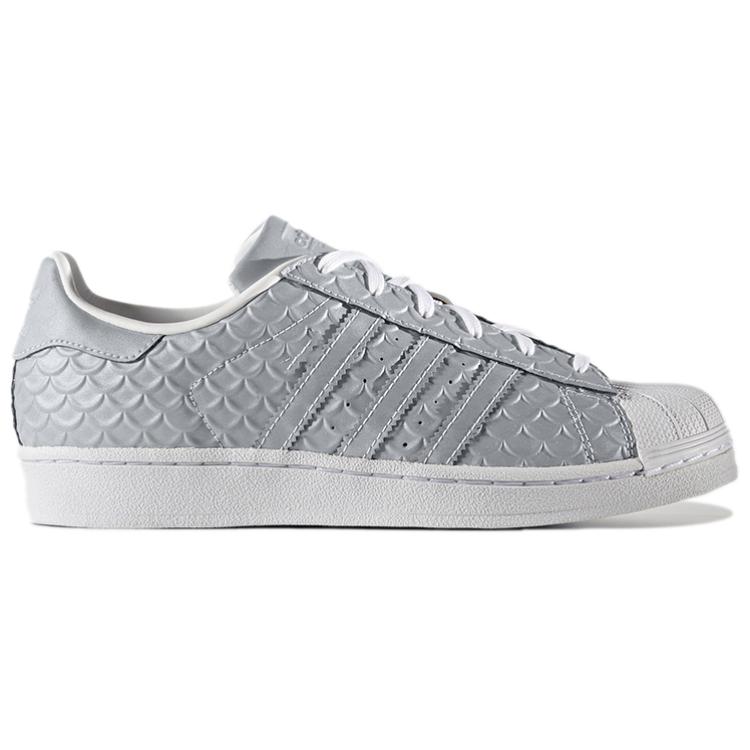 Adidas Originals Superstar Comfortable And Trendy Abrasion Resistant Low top Skateboard Shoes Women's BY3042
