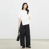 Elva' Island Summer Irregular Short Sleeve Shirt