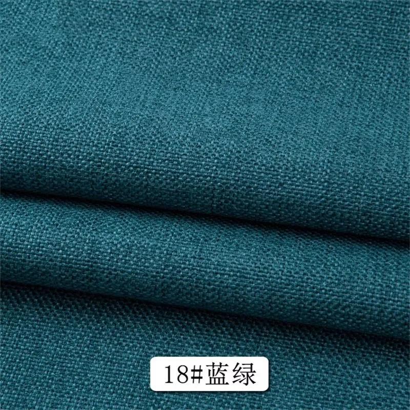 Cotton Linen Style Sofa Fabric By Meters for Upholstery Tablecloth Bag Curtain Pillowcase Diy Sewing Thick Wearable Cloth Plain