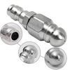 1/10pcs Iron Sewer Jetter Pressure Washer Hose Nozzle Quick Connect Drain Jetting Clog Remover Mouse Head Sewer Cleaning Tool