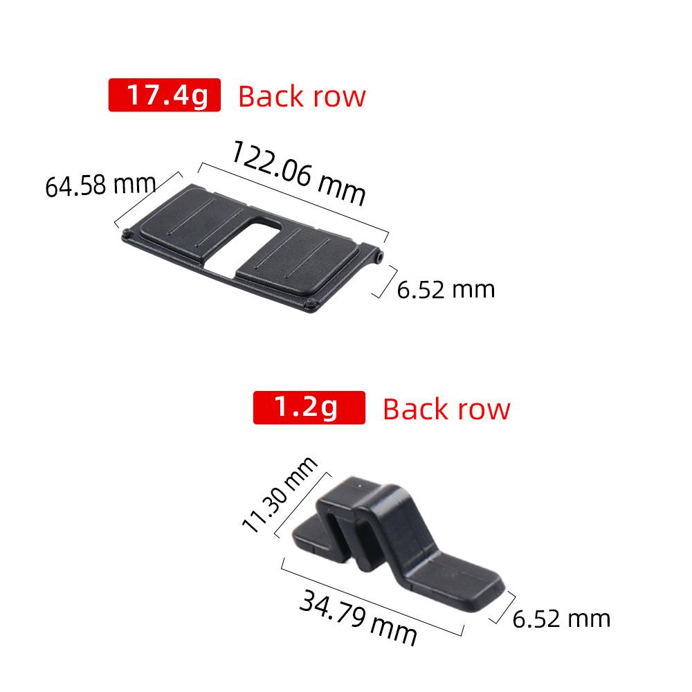 For Mercedes Benz S Class W222 2014-2020 Rear Trunk Lid Lock Cover Plastic Replacement Parts Exterior Accessories OE 2226901141