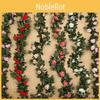 25m Rose Artificial Leaf Garland Silk Flower Vine Ivy Wedding Garden Decor Home