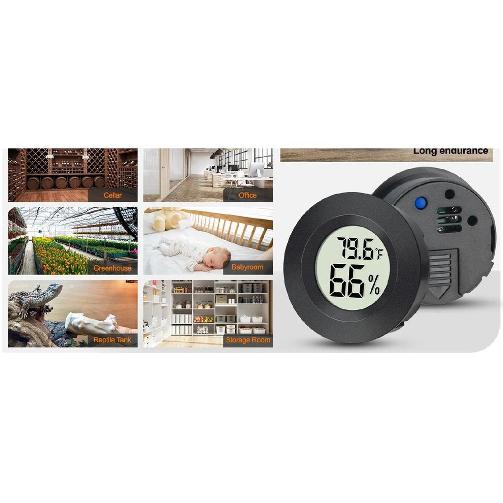 Portable Hygrometer Thermometer Temperature and Humidity Digital Display Electronic Machine Indoor Camp Car Temperature Sensor