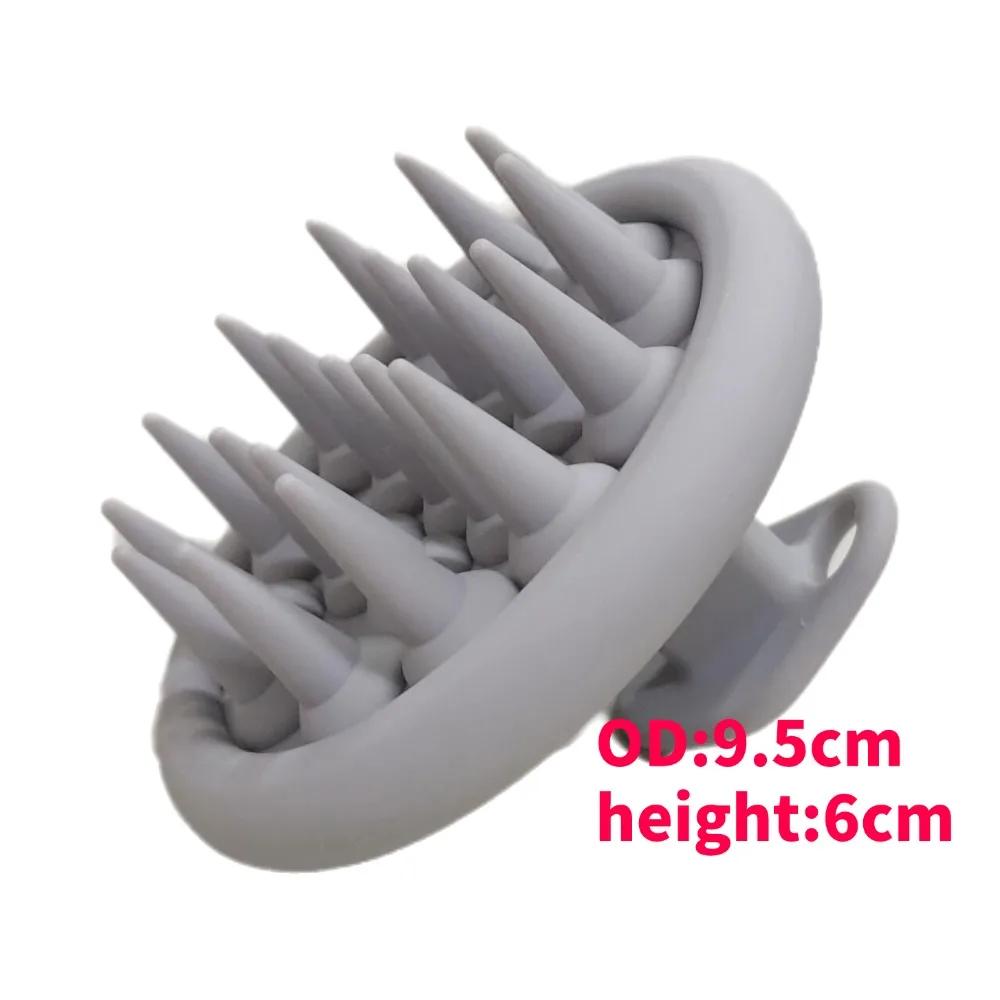 Silicone Shampoo Brush Hair Massager body scrubber Head Scalp Massage Comb Body Massage scrubber Bath Salon Hairdressing Tools
