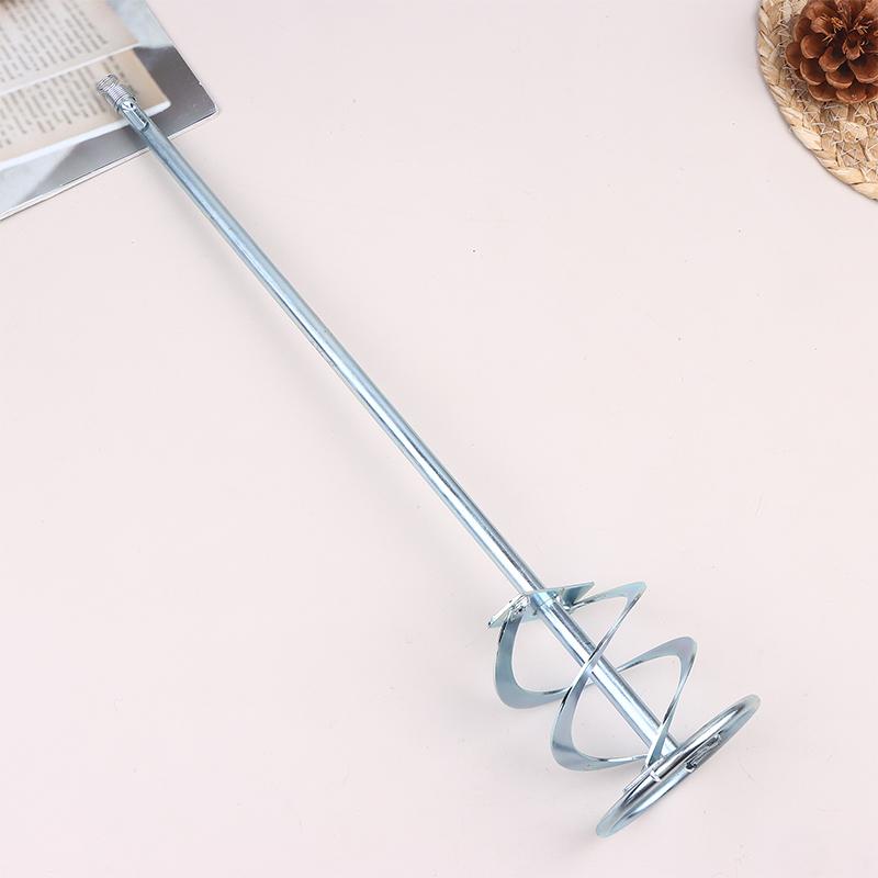1Pc 400x80MM Mixing Paddle Rod Paint Cement Mud Mixer Electric Concrete Blender Bucket Mortar Stirrer For DIY Paint Dry Mix