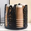 Detachable Cup Storage Rack 4in1 Paper Cup Holder Paper Cup Dispenser  Commercial Use