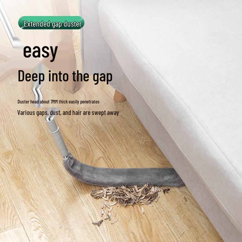 Extra-Long Extendable Under-Bed Dust Duster for Deep Cleaning