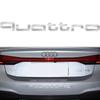3D Car Quattro Emblem Body Stickers Trunk Decoration Decal For Audi RS Sline S A4 B8 A3 8P A1 A2 A5 A6 C7 8V B6 B7 Q3 Q5 Q6 Q7