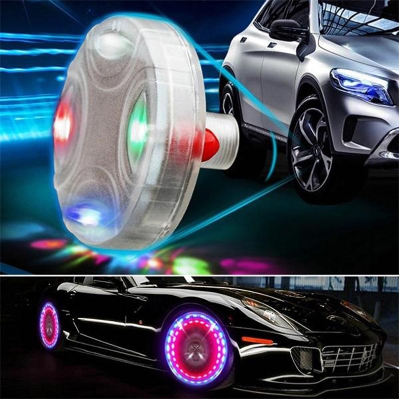 4 Modes 12 Led Car Solar Energy Flash Wheel Tire Rim Light Lamp Decoration