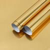 Gold Self Adhesive Wallpaper 17.7”X 78.7” Metallic Gold Contact Paper Metal