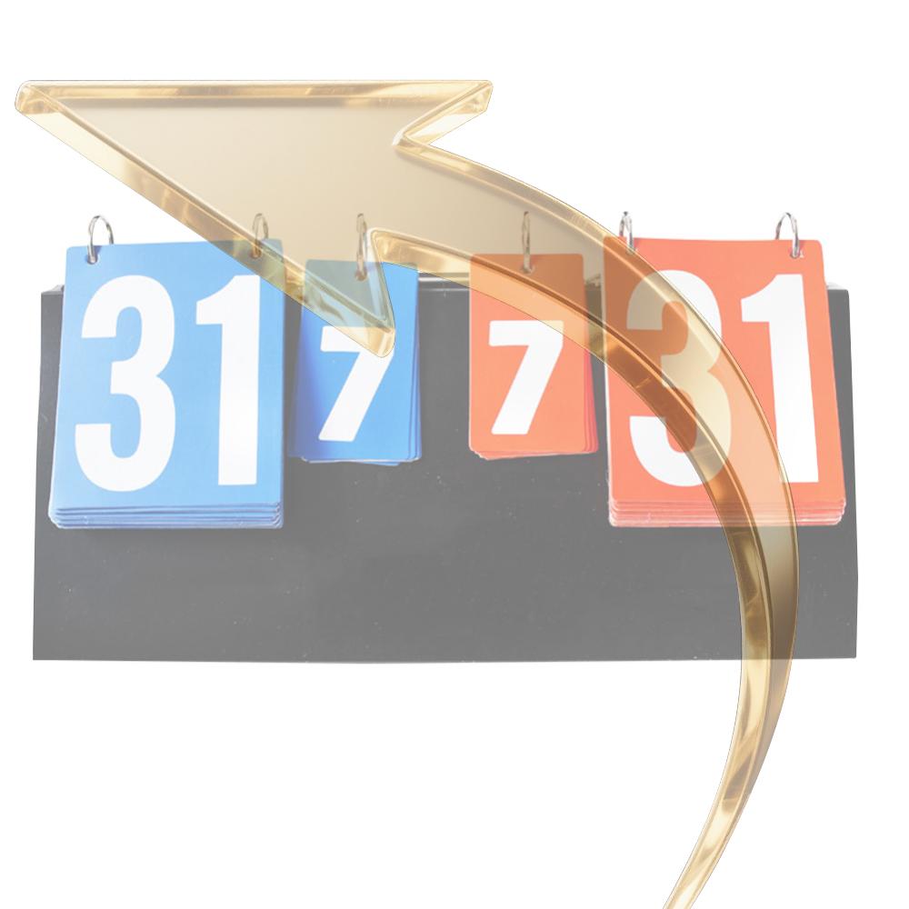 4-Digit Table Tennis Scoreboard Plastic Basketball Competition Scoreboards Multifunctional Practical Sport Accessories China Mainland