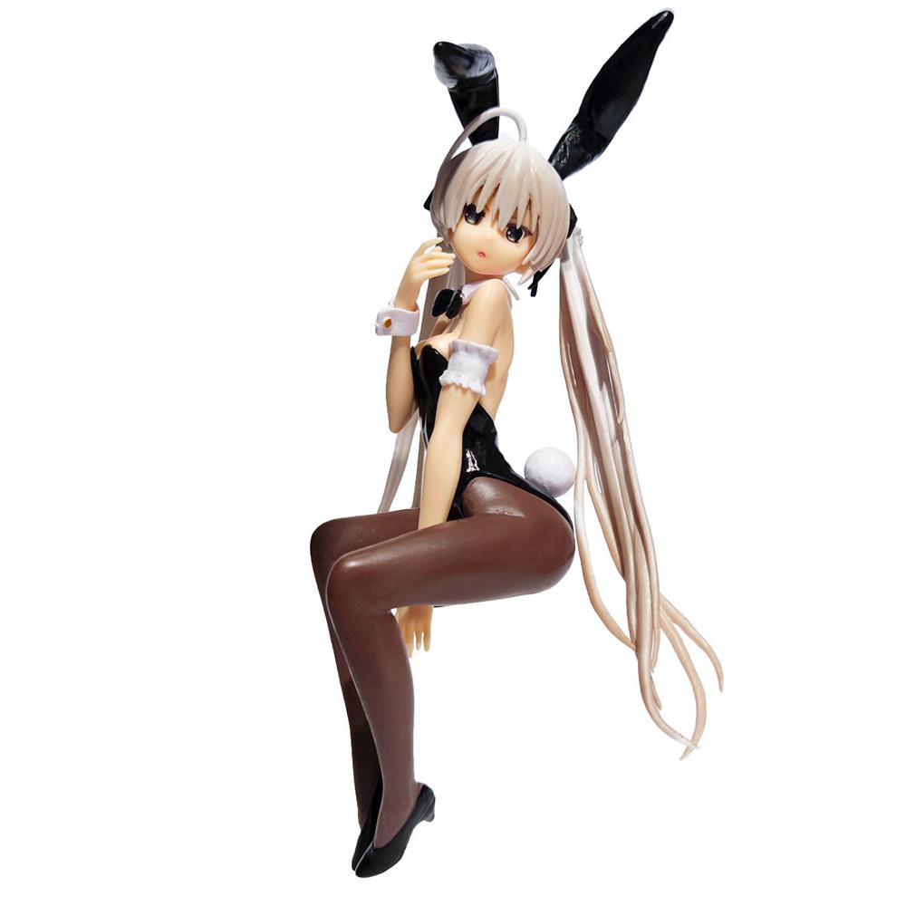 New 14cm Yosuga no Sora Anime Figure Kasugano Sora Sexy Bunny Girl  Model Host Computer Chassis Decor Car Ornaments Toy have box