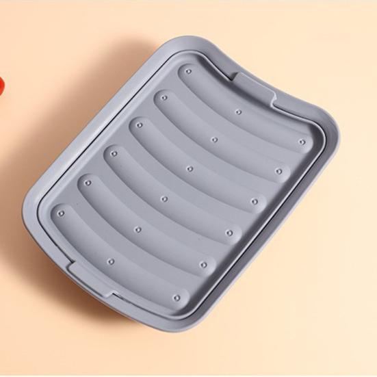 Silicone Sausage Mold Heat Resistant Non-stick Sausage Maker Dishwasher Safe Reusable Baking Tool for Homemade Sausages Donuts Cakes Cookies