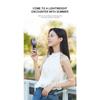 USB Handheld Mini Fan Foldable Portable Neck Hanging Fans 5 Speed USB Rechargeable Fan with Phone Stand and Display Screen