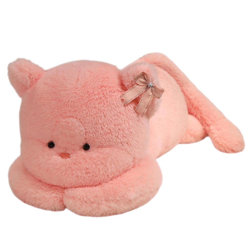 Süßes Kätzchen & Panda Plüsch Kuschelkissen - Begleiter Geschenk für Kinder