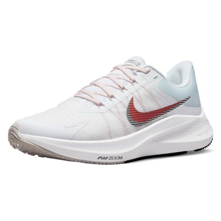Nike Zoom Winflo 8 White Flash Crimson Women Sneakers Black CW3421-101