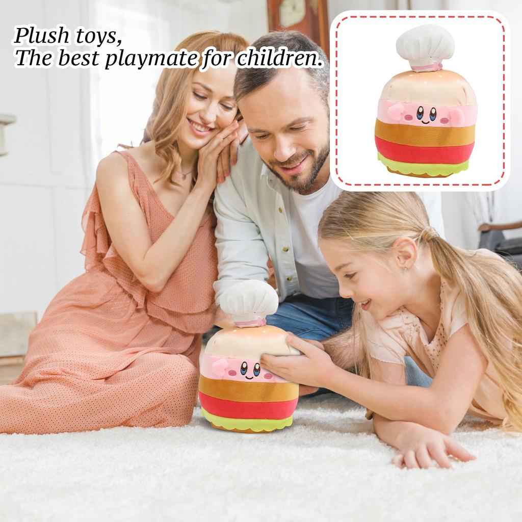 Cartoon Burger Toy Usa Chigi Chef Star Pijie Pig Plush Doll Decoration