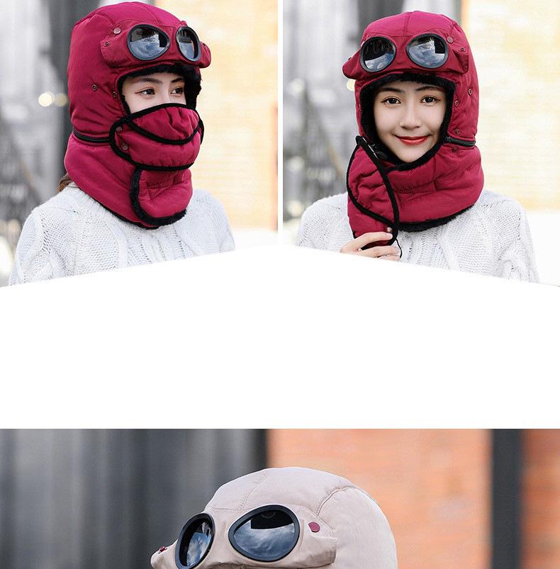 Lei Feng Winter Hat: Thick, Warm, Windproof & Coldproof for Outdoor Riding