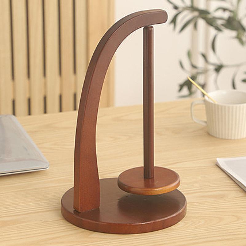 1pc Wooden Wool Organiser, Rotatable Bobbin Holder, Knitting Bobbin Holder, Wooden Bobbin Turning Tool