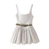 Jnleaog Spring New Arrival Women's Clothing Fashion Fashion with Belt Slim Fit Short Dress 2180326806