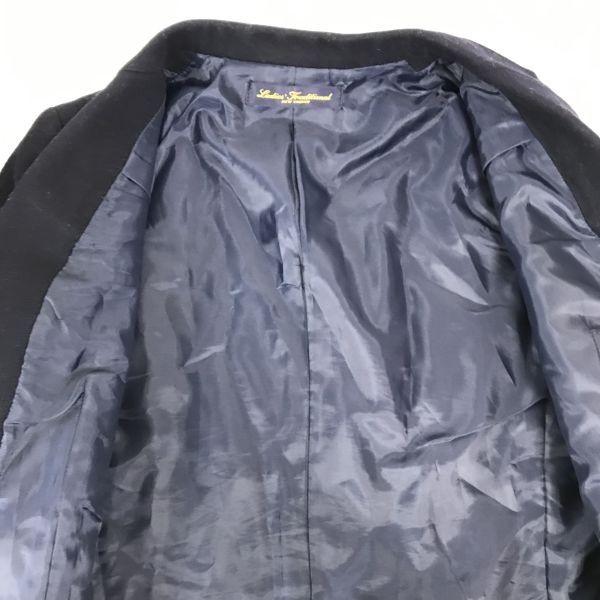 Made In Japan NEW YORKER Wool Navy Blazer Jacket 9 Women M Single New Yorker(USED)