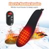 USB-Charged 3-Level Electric Heated Insoles for Winter: Unisex Warmers for Skiing and Cold Weather