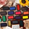Colorful Multicolor Ink Pad Planner Stamps Art Scrapbook Student Supplies Self Ink Stamp Inkpad School Accessories Stationery