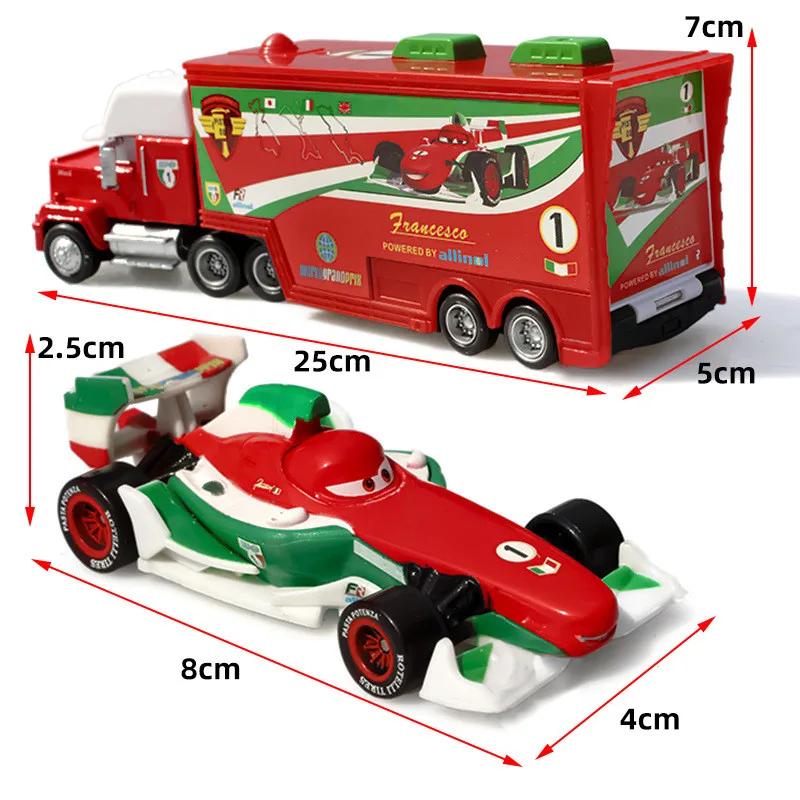 Cars 3 Juguetes Rayo McQueen 1:55 Diecast Jackson Storm Mater Modelo de Aleación Metálica Regalo de Cumpleaños para Niños Juguetes para Niños