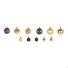 44 Count Christmas Baubles Ornaments for Tree Decoration Set Seasonal Celebrations
