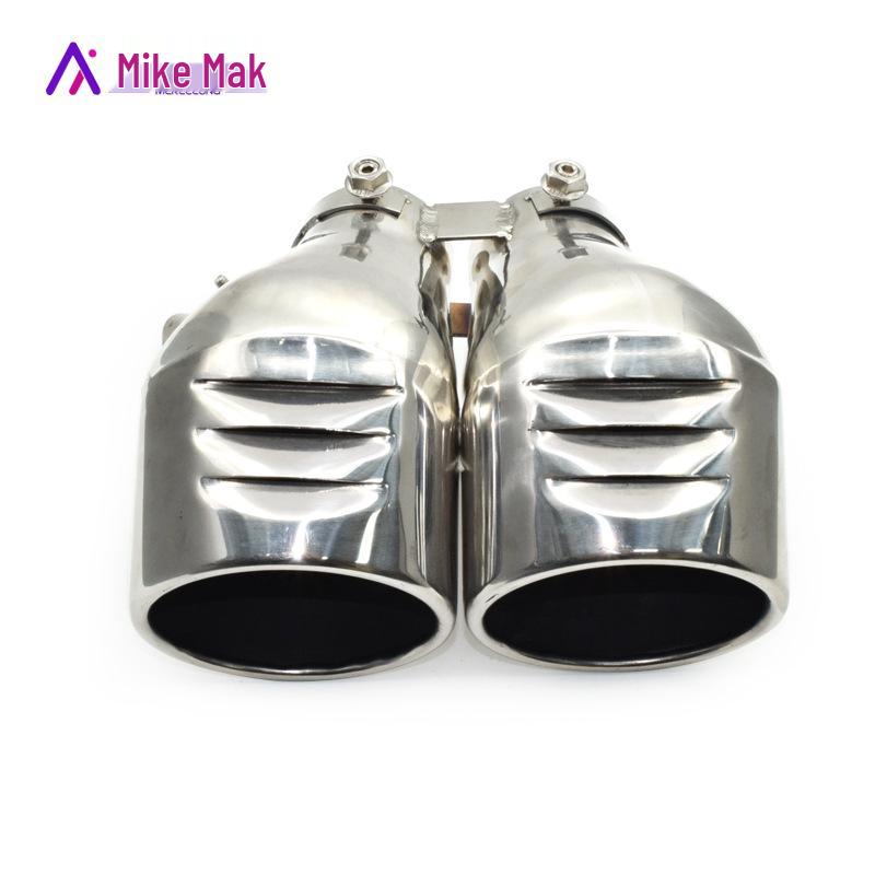 Mercedes-Benz W203 C200 Tailpipe Modification: Stainless Steel Exhaust Tip Decoration