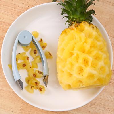 Multifunctional Pineapple Eye Remover Cutter Strawberry Stem Remover Tool Stainless Steel Precision