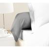 Set of 2 Bolster Cases 100% Cotton 85x185 Cm Light Gray
