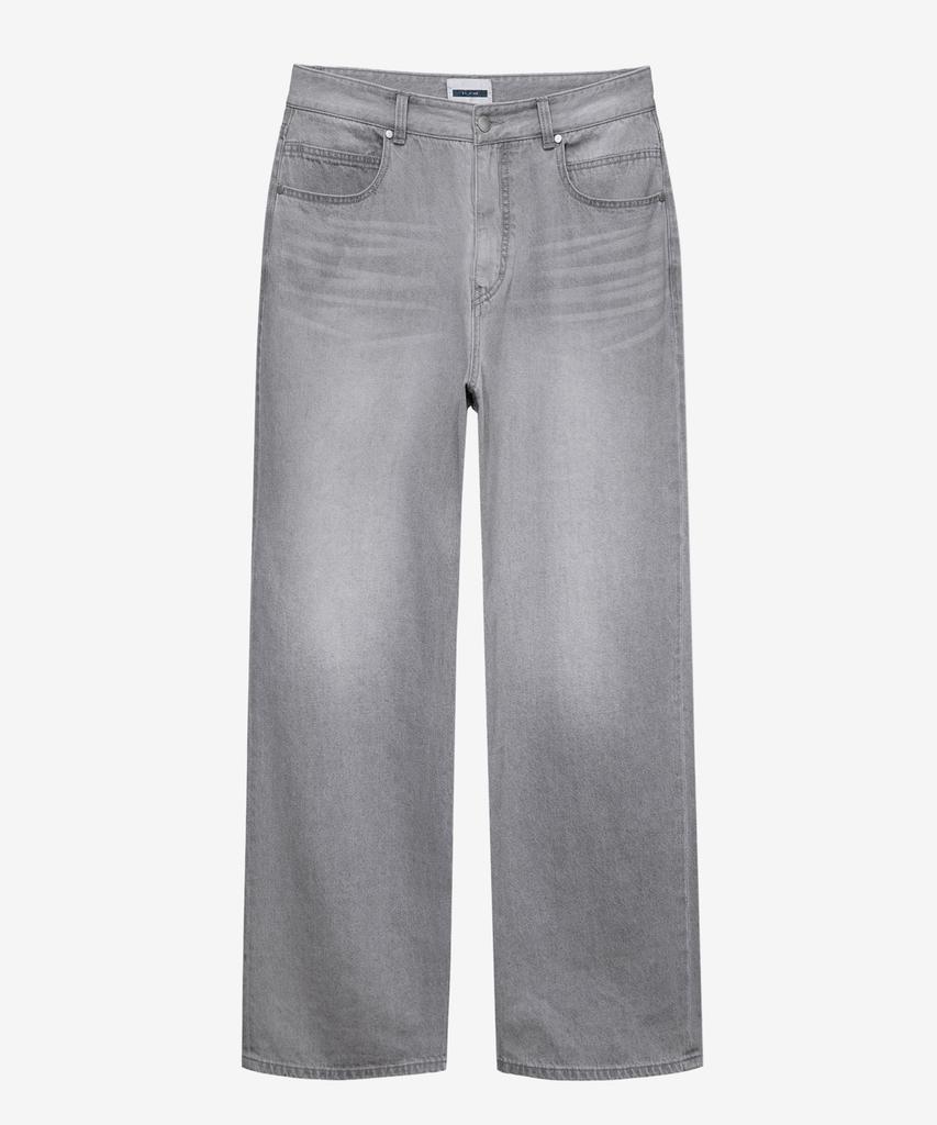MINDBRIDGE Extra Wide Gray Sand Washed Denim Pants