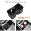 Central Control Storage Box for Hyundai Santa Fe 2024 2025 2026 Water Cup Holder Wireless Charging Pad Car Interior Accessories