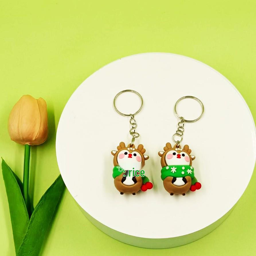 Personalized PVC Cartoon Keychain Mascot Ornament