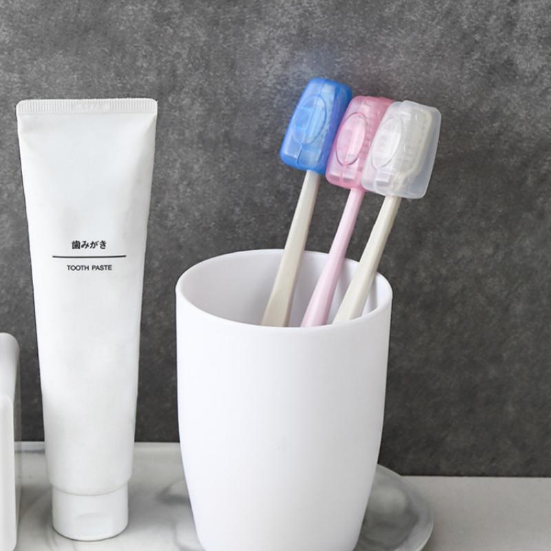 5Pcs/set Portable Toothbrush Cover Holder Health Germproof Toothbrushes Protector Travel Hiking Camping Brush Cap Case