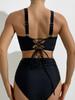 Solid Ruched High Waist Sexy Bikini Set Elegant Slimming Two Piece Swimwear