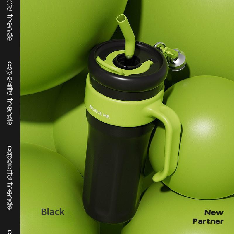 Big MAC Thermos Cup Large Capacity High Appearance Level 316 Straw Water Cup