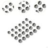 24x Pool Cue Tips Billiards Tip Screw on Part Sticks for Snooker Indoor Game