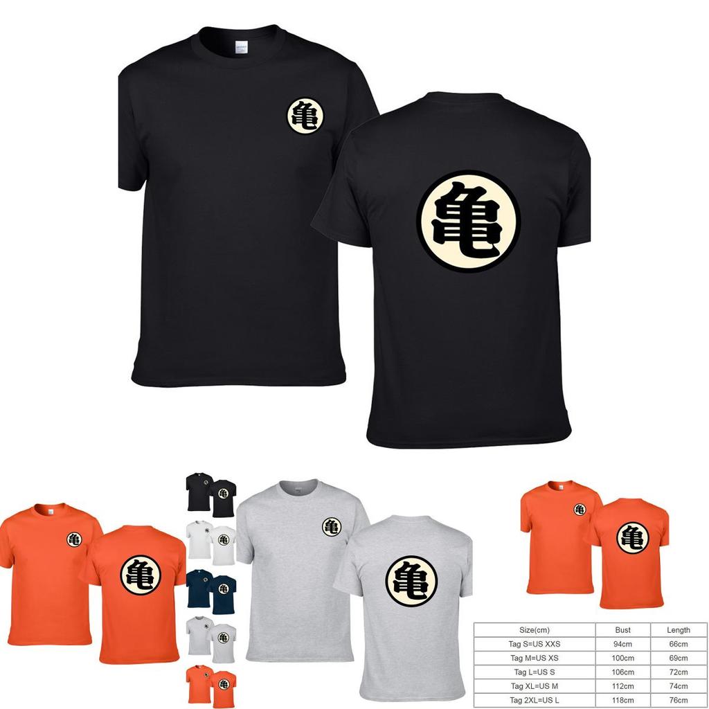 Luxurious Anime Dragonball Z Kame Sennin Goku Cotton T-shirt For Everyday Wear