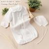 Cream de Coco Set with Horizontally Knitted Jacquard Baby and Perfect for Crotch Perfect for Casual Perfect for Hospital Shrine and Baby Cool and for